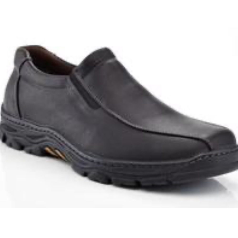 HENRY FERRERA Black Slip On Comfy Casual Loafers